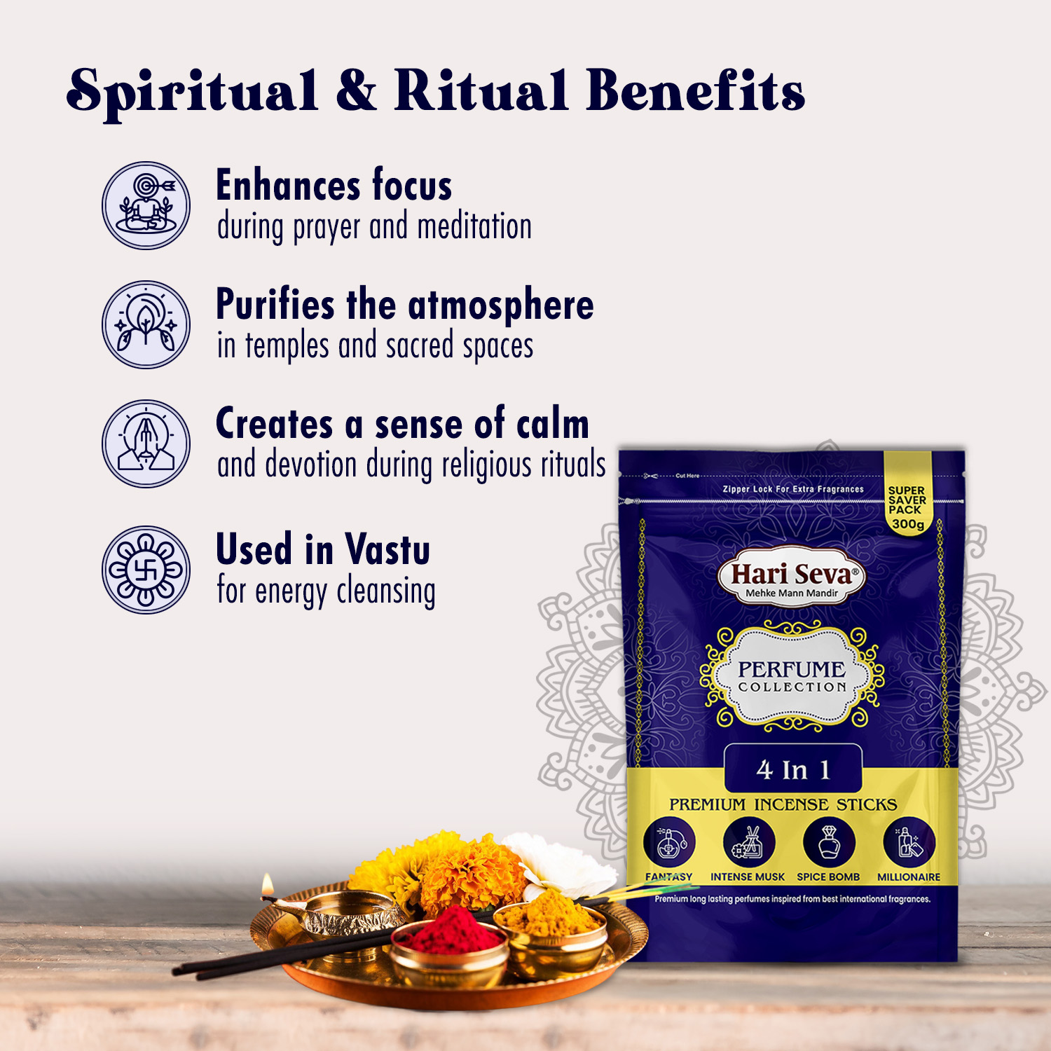 4 in 1 - Perfume Collection Incense Sticks - Image 9