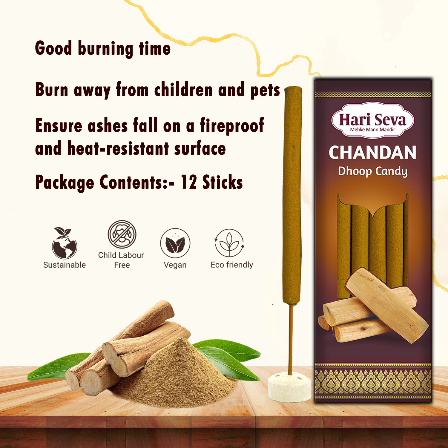CHANDAN - Candy Dhoop & Agarbatti - Image 3