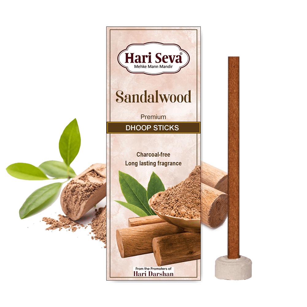 SANDALWOOD - Premium Bamboo Less Dhoop Sticks