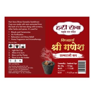 Alternative view of Shree Ganesh Sambrani Cup